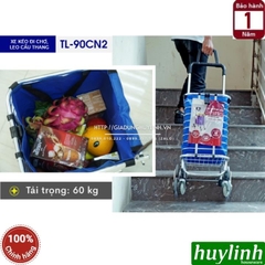 Xe kéo đi chợ leo cầu thang Advindeq TL-90CN2 - Tải trọng 60kg