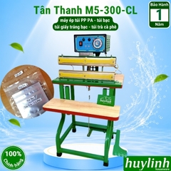 Máy hàn miệng túi đạp chân Tân Thanh M5-300 - chân lùn - má đồng