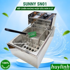 Bếp chiên nhúng đơn ngập dầu Sunny SN01 - Dung tích 6 lít