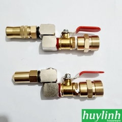 Đầu béc 360 độ phun rửa máy lạnh, điều hòa Ren 22 và 14 cho máy xịt rửa xe