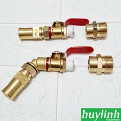 Đầu béc 360 độ phun rửa máy lạnh, điều hòa Ren 22 và 14 cho máy xịt rửa xe