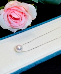 Dây Chuyền Ngọc Trai Duyên Dáng Chế Tác Bạc - Thanh Lịch 9-10li