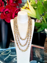 Chuỗi Cổ Ngọc Trai Thô Dáng Dài Sang Trọng