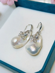 Hoa Tai Ngọc Trai Thô Tự Nhiên