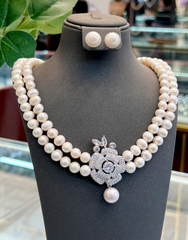 Bộ Chuỗi Trang Sức Ngọc Trai . Quà Tặng Ý Nghĩa