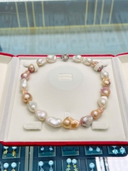 Chuỗi Vòng Cổ Ngọc Trai Thô Sang Trọng