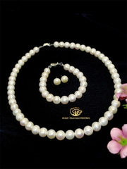 Bộ Ngọc Trai Trắng Thanh Lịch