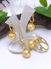 Bộ Nữ Trang Ngọc Trai Vàng Kim Sang Trọng