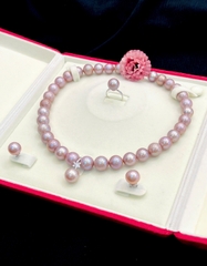 Bộ Ngọc Trai Tím Quý Phái