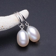 Hoa Tai Móc Ngọc Trai Giọt Nước Nữ Tính