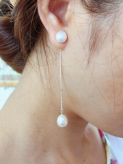 Hoa Tai Ngọc Trai Tòng Teng Nữ Tính 