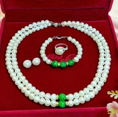 BỘ CHUỖI NGỌC TRAI DUYÊN DÁNG