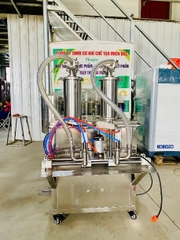 Máy chiết rót túi nước giặt 2 vòi bán tự động