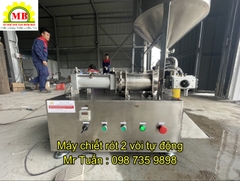 Máy chiết rót dung dịch 2 vòi bán tự động