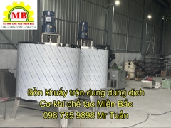 Bồn khuấy trộn dung dịch - Máy khuấy miền bắc