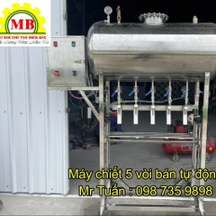 Máy chiết rót 5 vòi