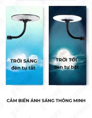 Đèn năng lượng mặt trời KITAWA hình đĩa bay kim cương UFO 600W UF1600