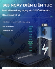 Đèn pha năng lượng mặt trời 200W Kitawa DP6200