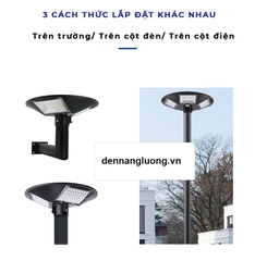 Đèn Năng Lượng Mặt Trời 300W Hình Đĩa Bay UF1300 Kitawa – 6 Khoang