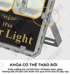 Đèn pha năng lượng mặt trời 200W Kitawa DP6200