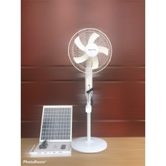 Quạt Năng Lượng Mặt Trời Màu Trắng Kitawa 25W KQ725-T