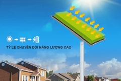 Đèn đường năng lượng mặt trời công trình liền thể LTCT 02