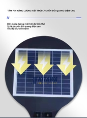 Đèn năng lượng mặt trời hình đĩa bay UFO Kitawa 5 khoang đèn LT7400