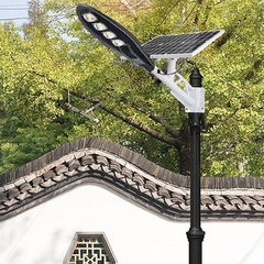 Đèn Đường Năng Lượng Mặt Trời Hình Chiếc Lá 200W CL1200 - Tấm Pin Mono