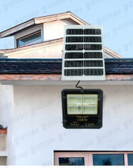 Đèn pha năng lượng mặt trời 100W tấm pin MONO cao cấp DP2100