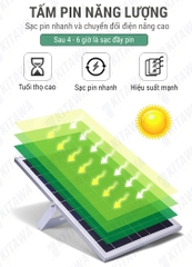Đèn Pha 200W Năng Lượng Mặt Trời K-DP3200 - 2 Mắt Phản Quang Sáng Rộng