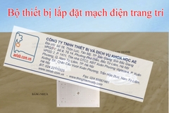 Bộ thiết bị lắp đặt mạch điện trang trí