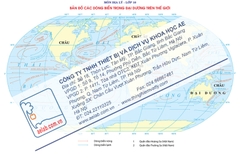 Bản đồ các dòng biển trong đại dương trên thế giới