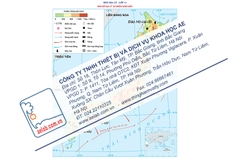 Bản đồ địa lí tự nhiên Nhật Bản