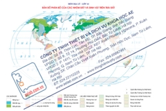 Bản đồ phân bố của các nhóm đất và sinh vật trên Trái Đất
