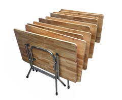 Bàn gỗ chân kim loại