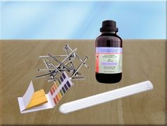 Bộ dụng cụ và hóa chất Thí nghiệm của hydrochloric acid