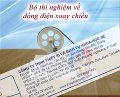Bộ thí nghiệm về dòng điện xoay chiều