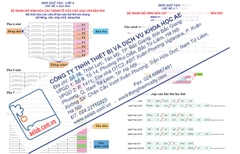 Bộ tranh mô hình hóa các thành tố của các loại văn bản thơ (Tranh giấy)
