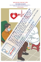 Bộ tranh về tình yêu thương con người (Tranh giấy)