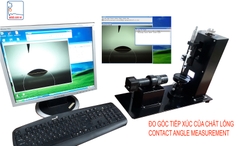 Contact angle measurement apparatus (connecting PC)