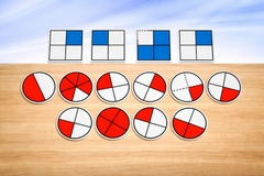 Bộ Thiết Bị Hình Học Giảng Dạy Phân Số (Lớp 4 + 5)