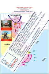 Lược đồ cuộc khởi nghĩa của phong trào nông dân Tây Sơn thế kỉ XVIII (Tranh giấy)