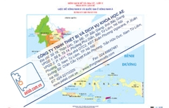 Lược đồ Đông Nam Á và quốc gia ở Đông Nam Á (Tranh giấy)