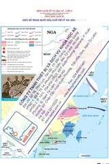 Lược đồ Trung Quốc nửa cuối thế kỉ XIX, đầu thế kỉ XX (Tranh giấy)