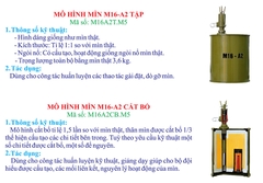 Thiết bị giáo dục quốc phòng - MÔ HÌNH MÌN