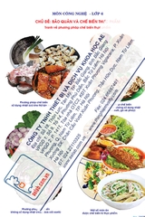 Phương pháp chế biến thực phẩm (Tranh giấy)