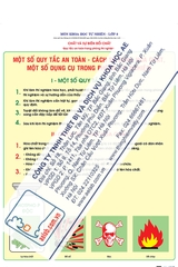 Quy tắc an toàn trong phòng thí nghiệm (Tranh giấy)