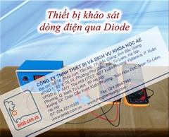 Thiết bị khảo sát dòng điện qua diode