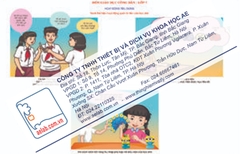 Tranh thể hiện hoạt động quản lí tiền của học sinh (Tranh giấy)