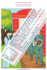 Tranh về truyền thống quê hương (Tranh giấy)